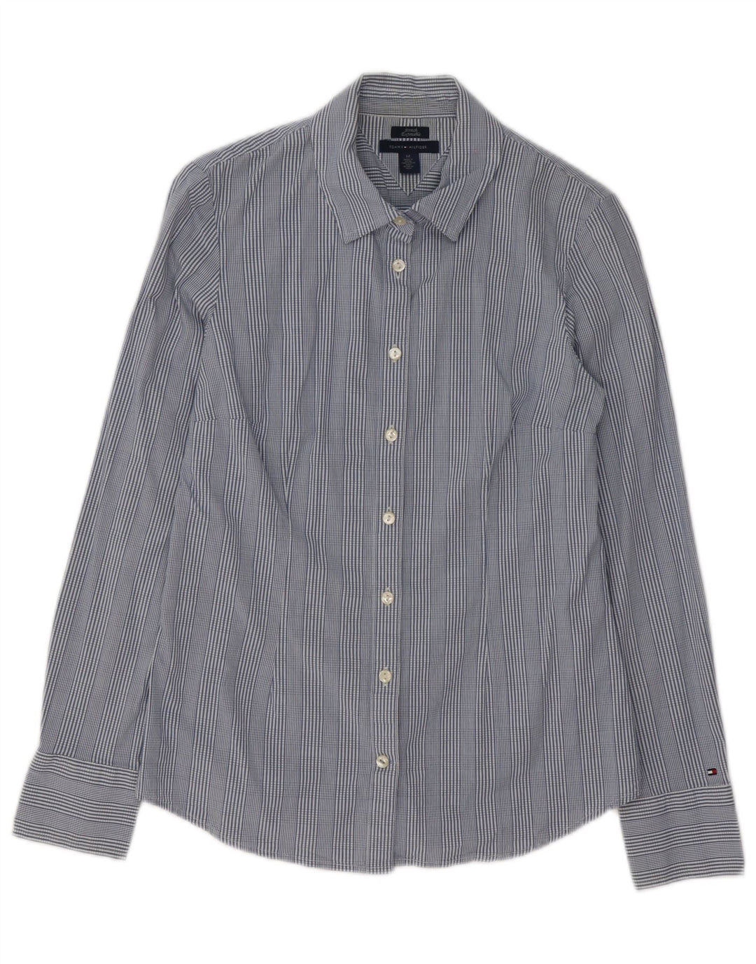 Cămașă Tommy Hilfiger pentru femei UK 14 Medium Blue Check Bumbac
