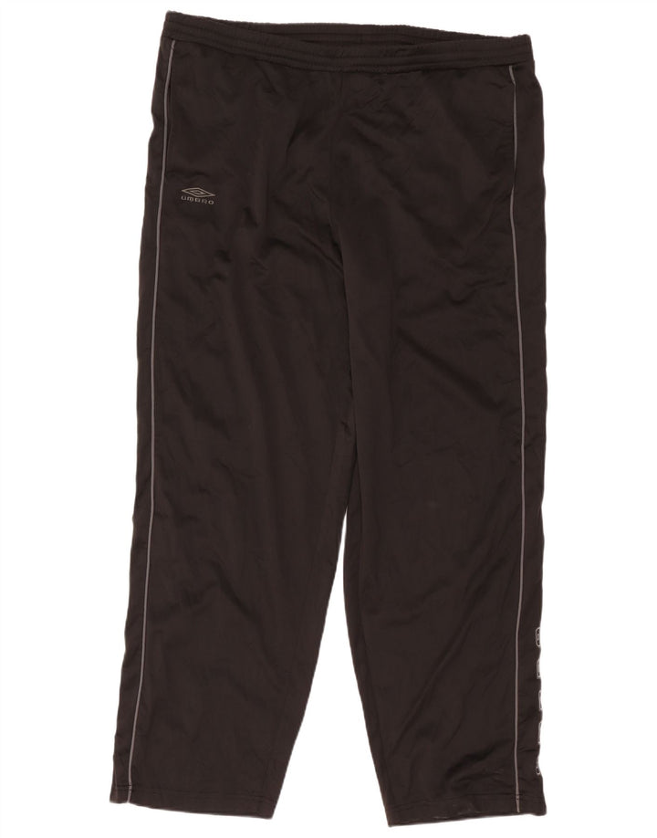Pantaloni de trening grafic pentru bărbați Umbro 2XL poliester negru