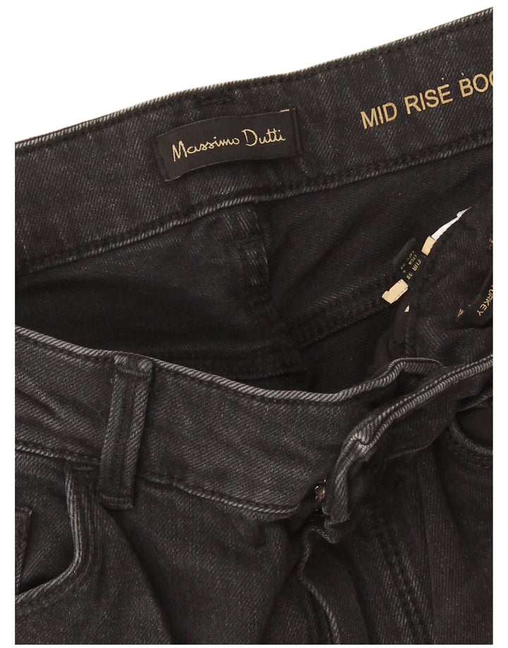 Massimo Dutti Blugi pentru damă cu talie medie bootcut EU 38 Mici W28 L32 Gri