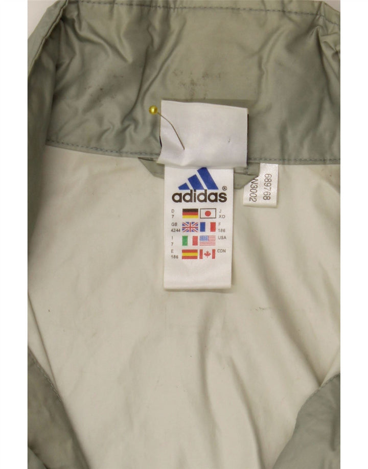 Jachetă de ploaie cu glugă Adidas pentru bărbați Marea Britanie 42/44 Poliamidă verde mare