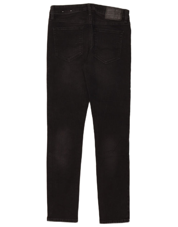 Blugi skinny pentru femei American Eagle W30 L30 bumbac negru