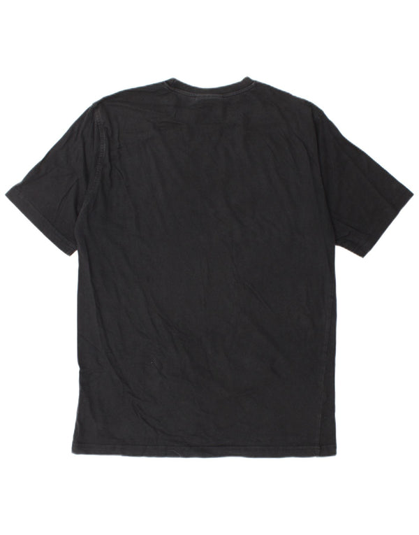 Tricou grafic Lotto pentru bărbați Top UK 40/42 Large Black Bumbac