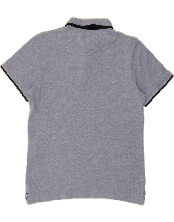 JACK & JONES Mens Polo Shirt Medium Blue Cotton Vintage Jack & Jones and Second-Hand Jack & Jones from Messina Hembry 