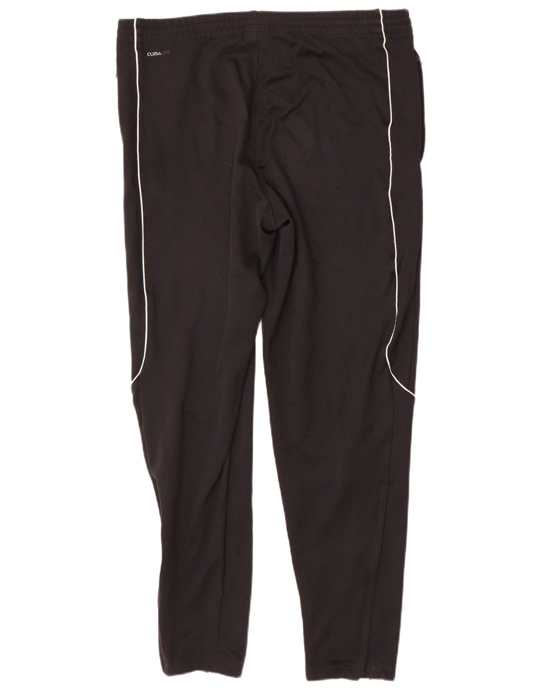 Pantaloni de trening Adidas Climalite pentru bărbați, negru mediu, poliester bloc de culoare