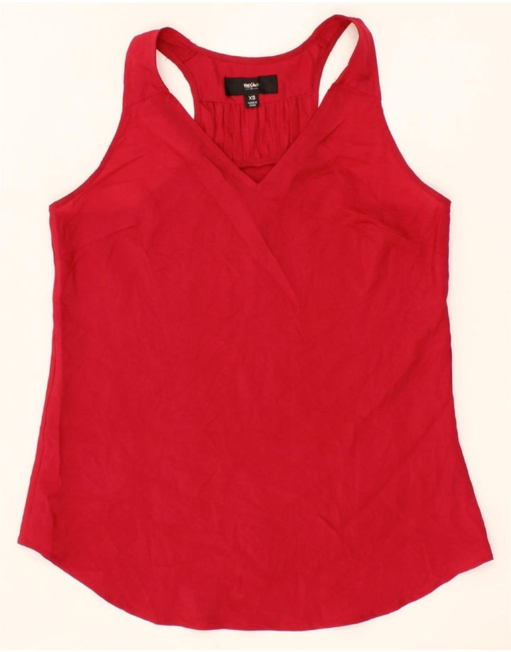 MOSSIMO Womens Vest Top UK 6 XS Red Polyester Vintage Mossimo and Second-Hand Mossimo from Messina Hembry 