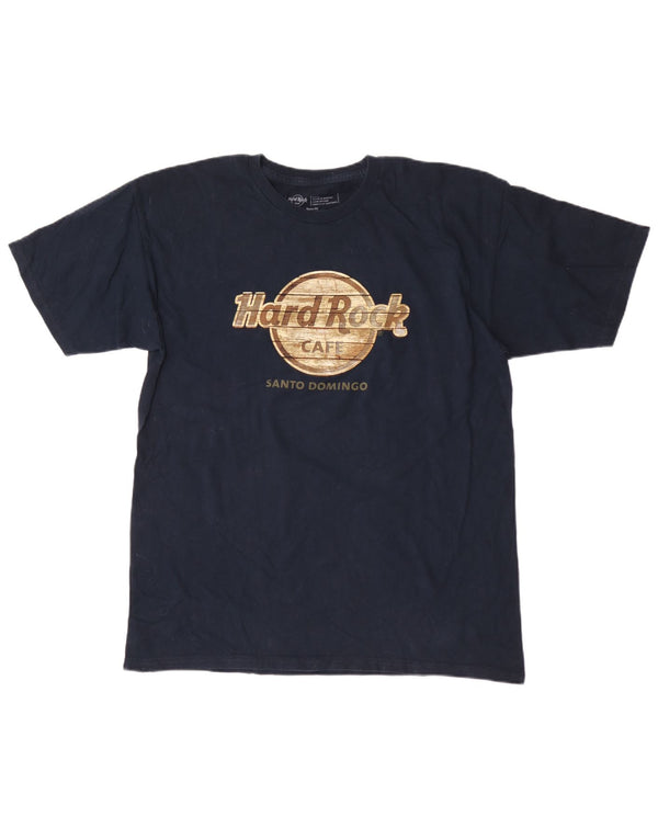 Hard Rock Cafe pentru bărbați Santo Domingo Tricou grafic Top mare bleumarin