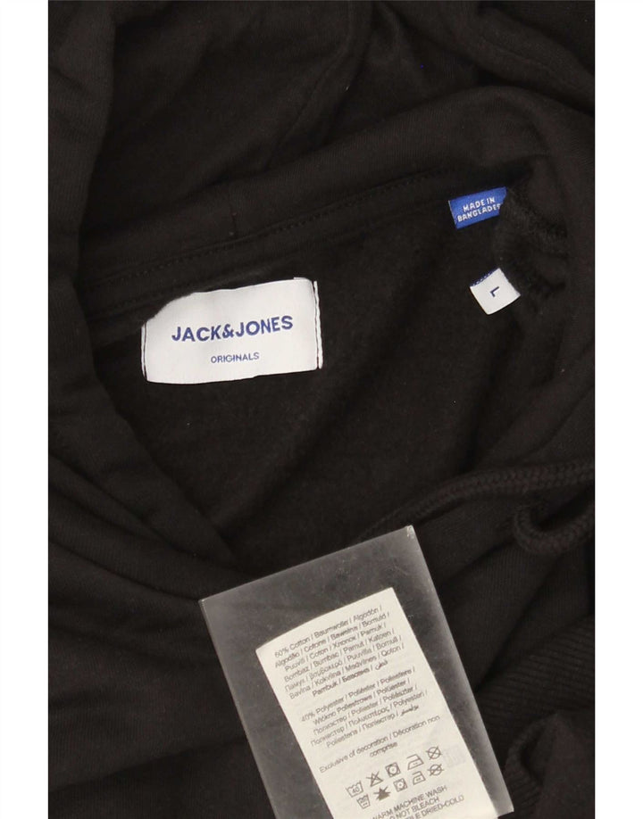 Pulover Jack & Jones pentru bărbați, mare, negru, bumbac