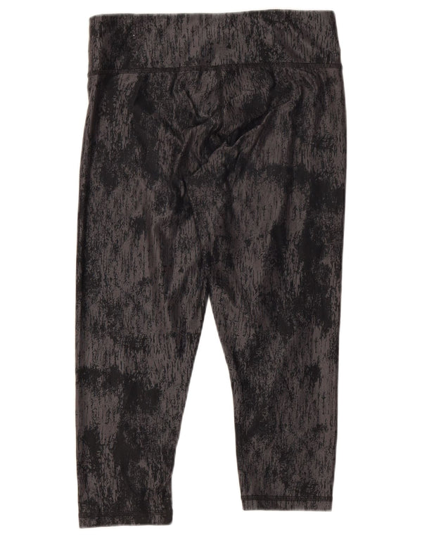 Leggings Capri Puma pentru femei UK 10 Small Black Tie Dye