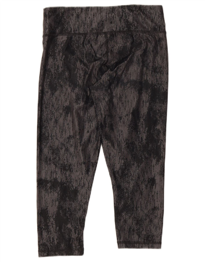 Leggings Capri Puma pentru femei UK 10 Small Black Tie Dye