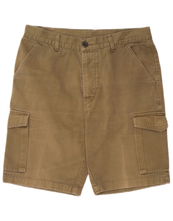 Pantaloni scurți cargo pentru bărbați Metropolitan W34, bumbac kaki mare