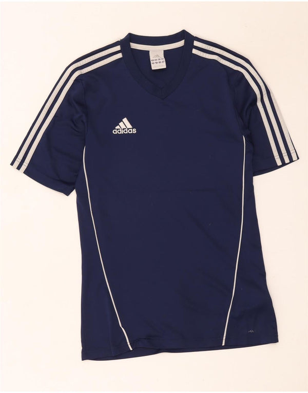 Tricou pentru bărbați Adidas Top mic, bleumarin, poliester