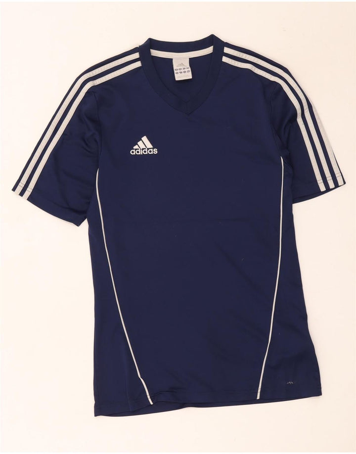 Tricou pentru bărbați Adidas Top mic, bleumarin, poliester