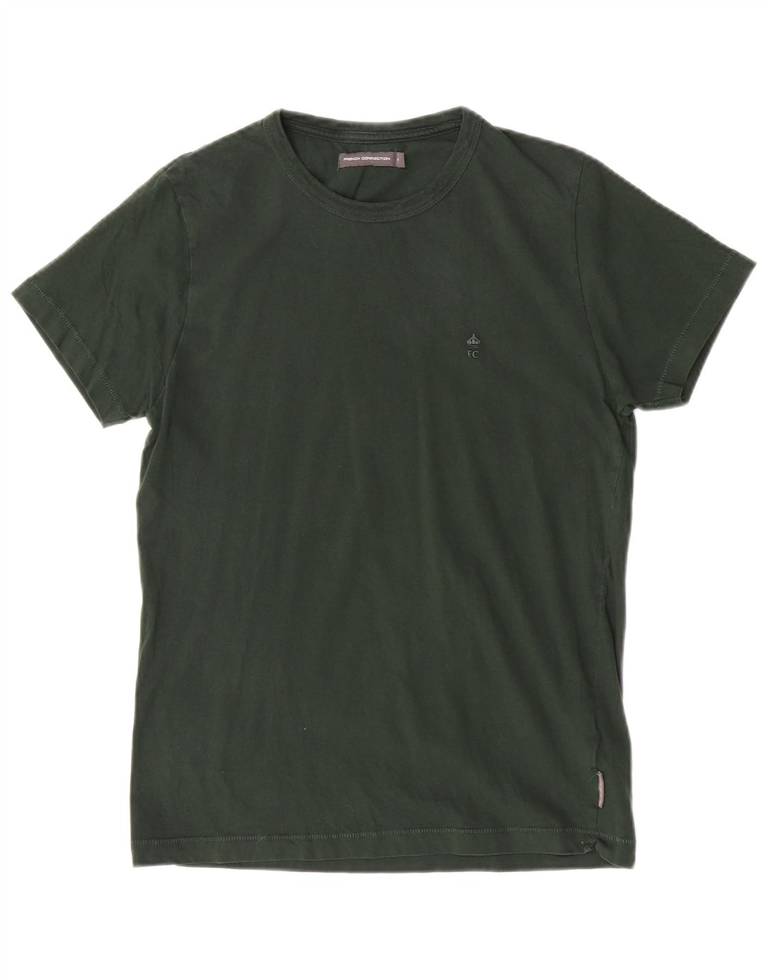 Tricou pentru femei French Connection Top UK 12 Bumbac verde mediu