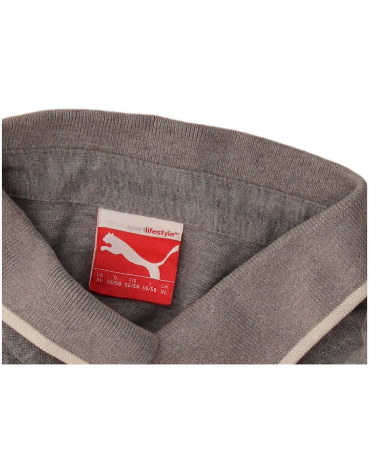 Tricou polo pentru bărbați Puma XL gri