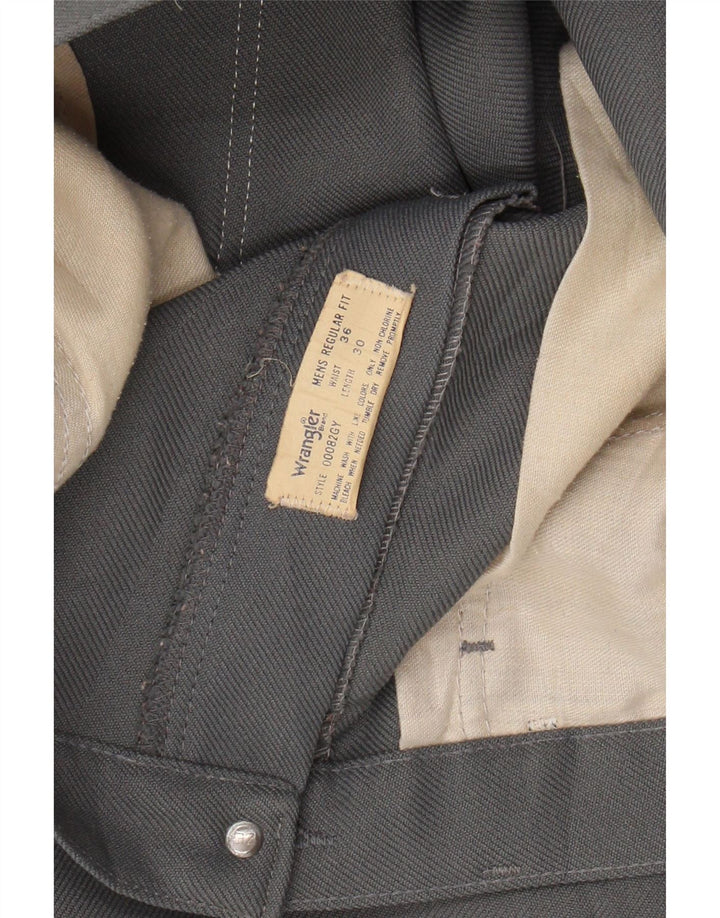 Pantaloni casual WRANGLER pentru bărbați, cu croiala normală, W36 L30, gri