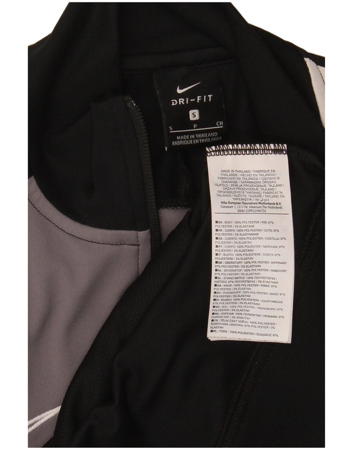 Jachetă de top pentru trening Nike Dri Fit pentru bărbați, negru, poliester color bloc