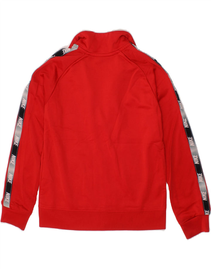 NIKE Girls Graphic Tracksuit Top Jacket 3-4 Years Red Colourblock Vintage Nike and Second-Hand Nike from Messina Hembry 
