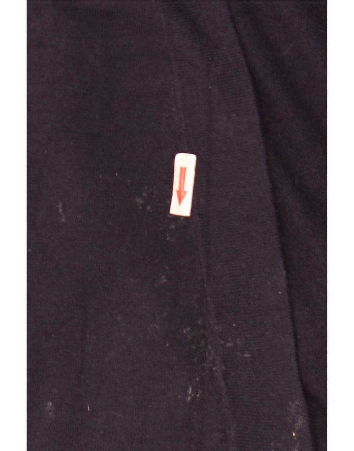 Pulover cardigan cu paragate pentru femei Marks & Spencer UK 12 Medium Bleumarin