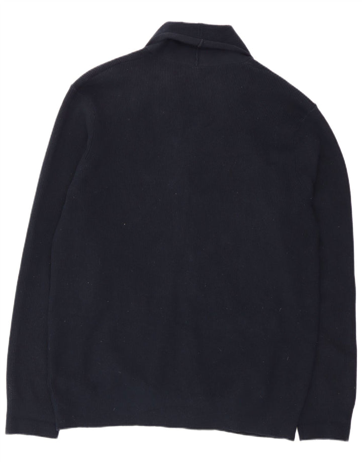 Pulover cardigan pentru bărbați Marks & Spencer XL poliester bleumarin