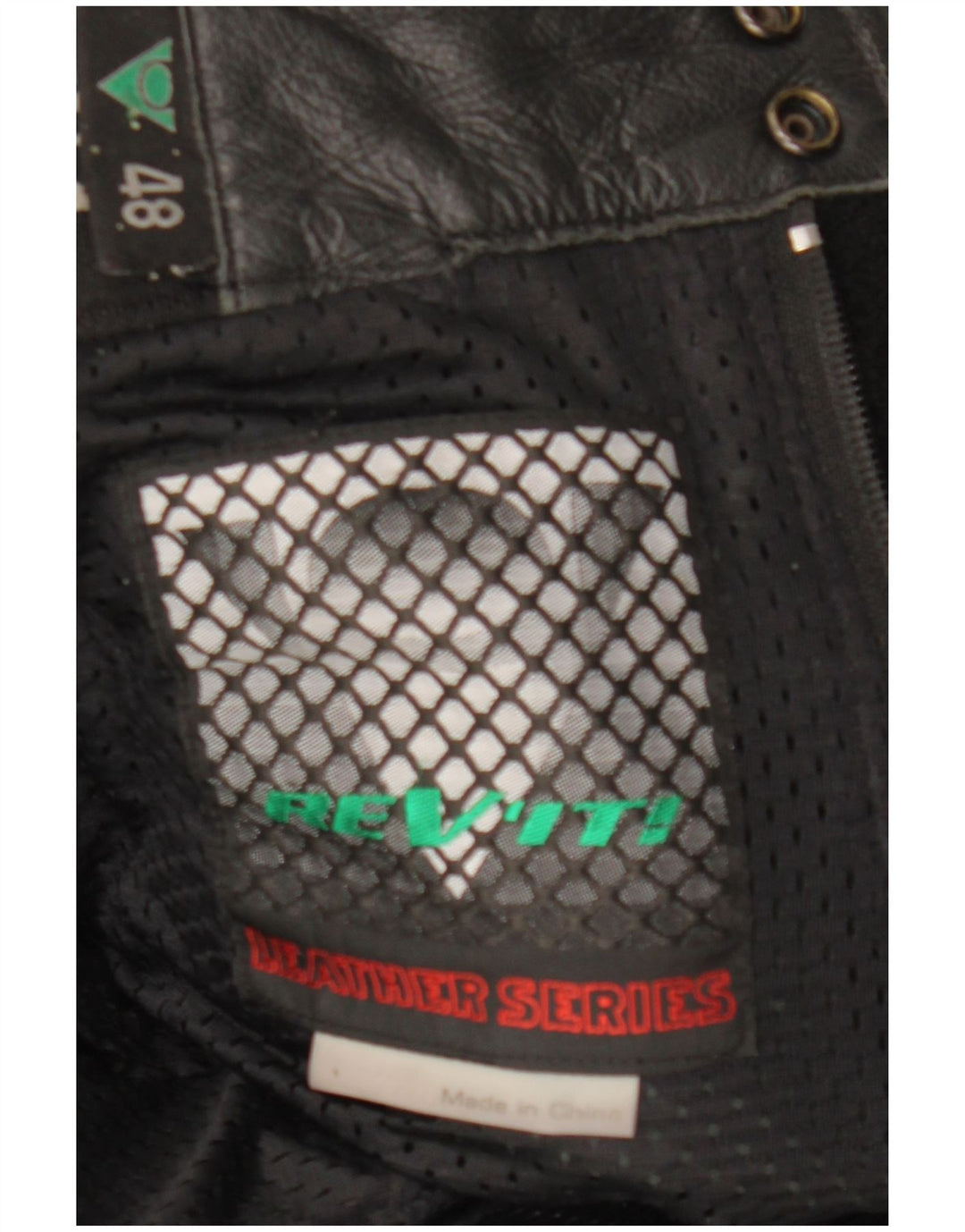 Pantaloni motociclisti din piele pentru bărbați Rev'it IT 48 Medium W30 L29 Piele neagră