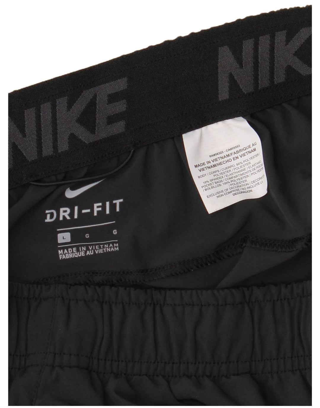 Pantaloni scurți sport Nike Dri Fit pentru bărbați, mari, negru, poliester