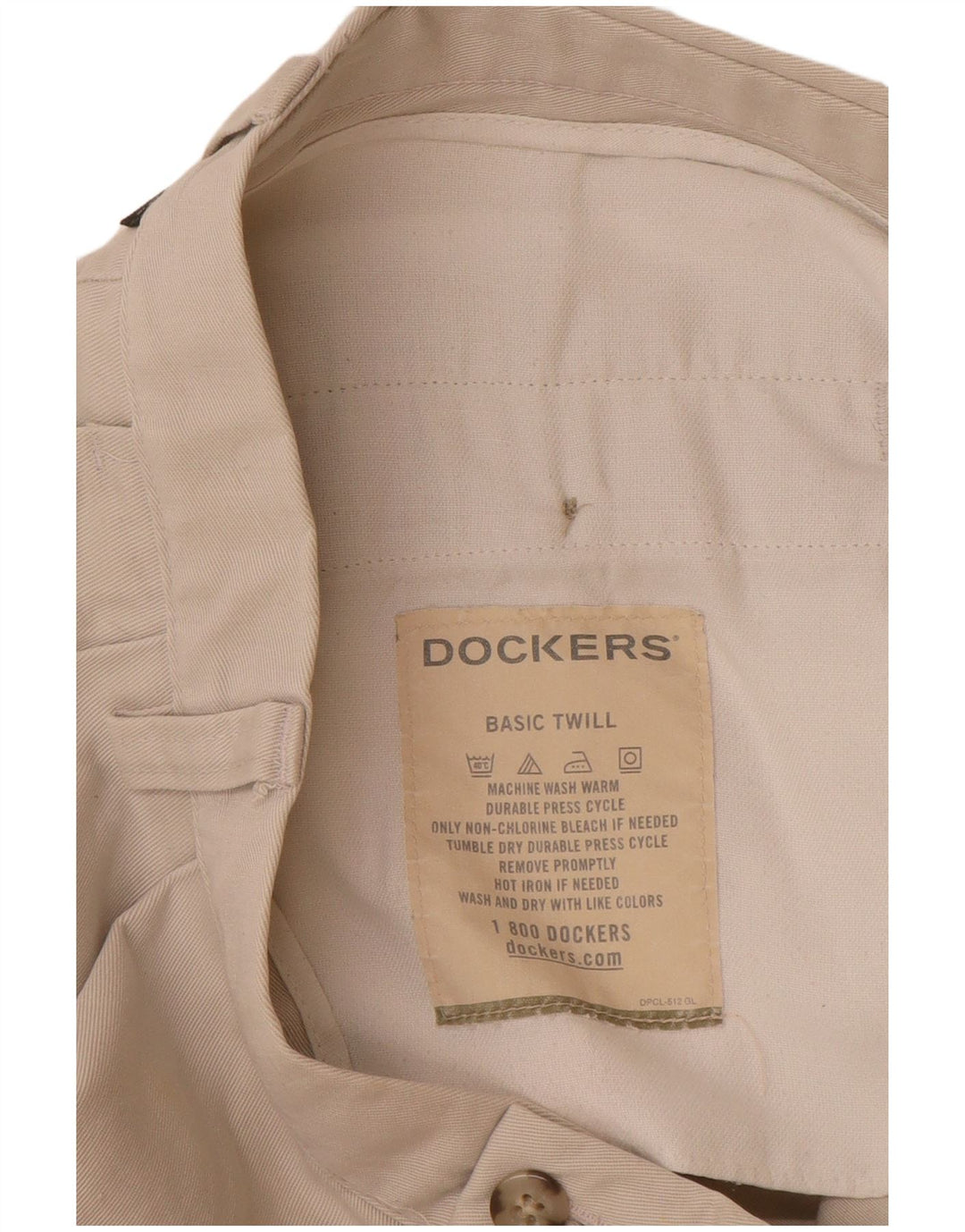 Pantaloni chino pentru bărbați DOCKERS L34 L32 alb
