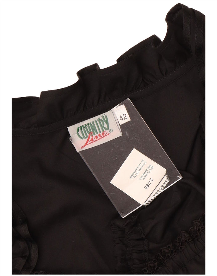 Bluză Crop Top pentru femei COUNTRY IT 42 Poliester mediu negru