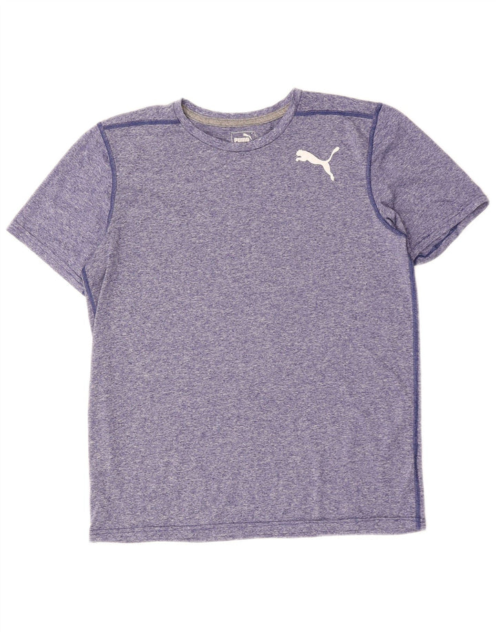 Tricou pentru bărbați PUMA Top Medium Blue Flecked