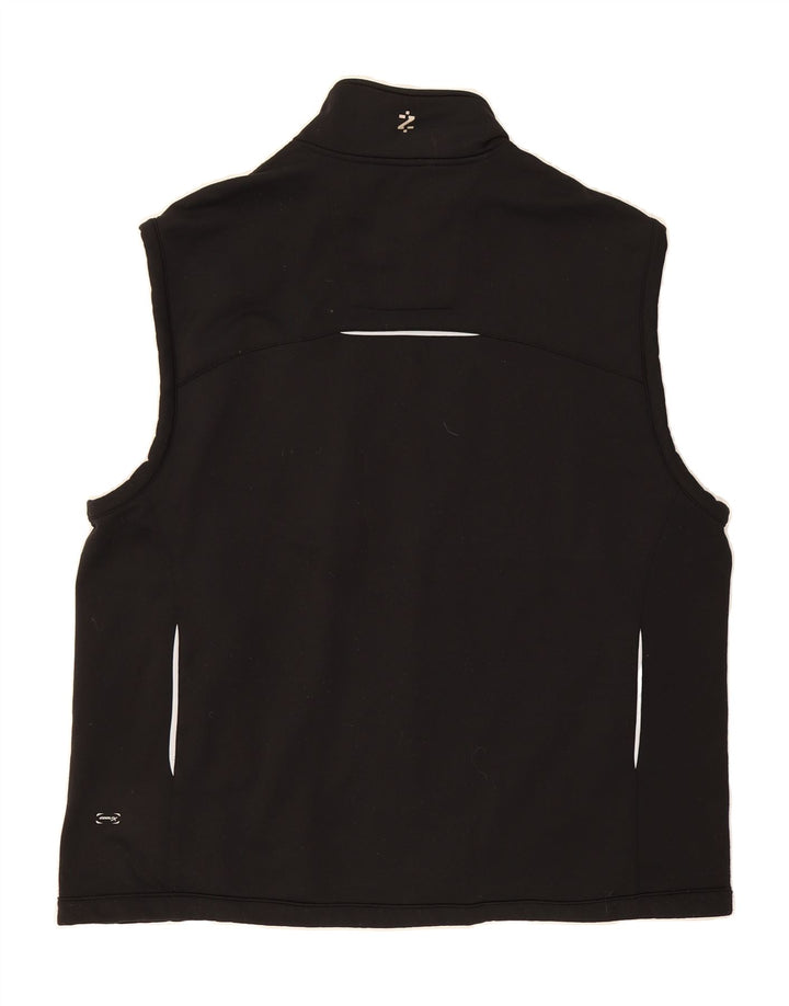 IZOD Mens Sleeveless Tracksuit Top Jacket 2XL Black Polyester Vintage Izod and Second-Hand Izod from Messina Hembry 