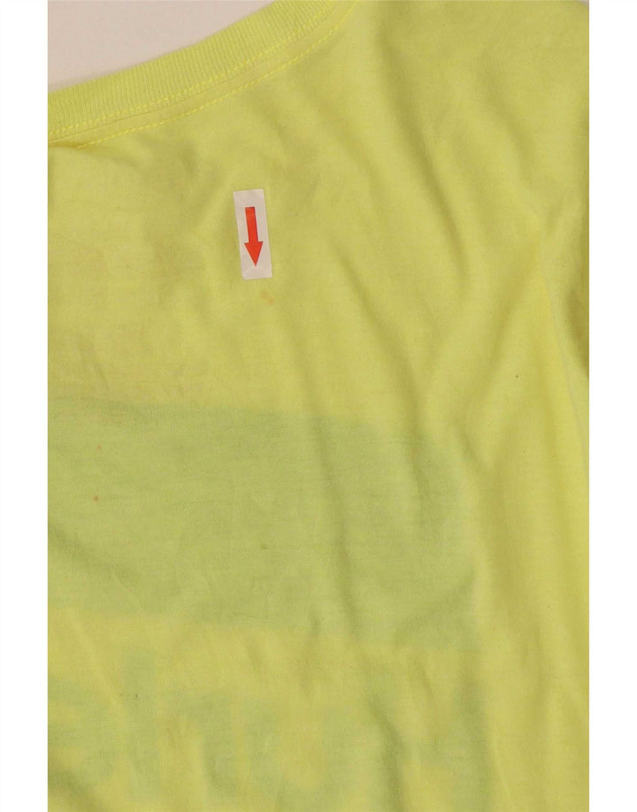 Tricou grafic pentru bărbați Hurley Top mare din poliester galben