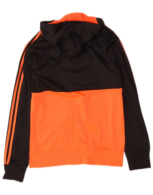 Jachetă de top pentru trening cu grafică Adidas pentru bărbați UK 36/38 Small Black Colorblock