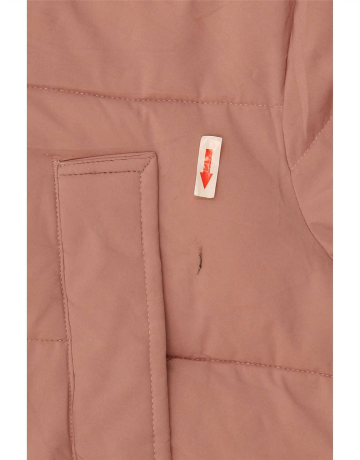 Marks & Spencer Palton supradimensionat cu glugă pentru femei UK 18 XL, poliester roz