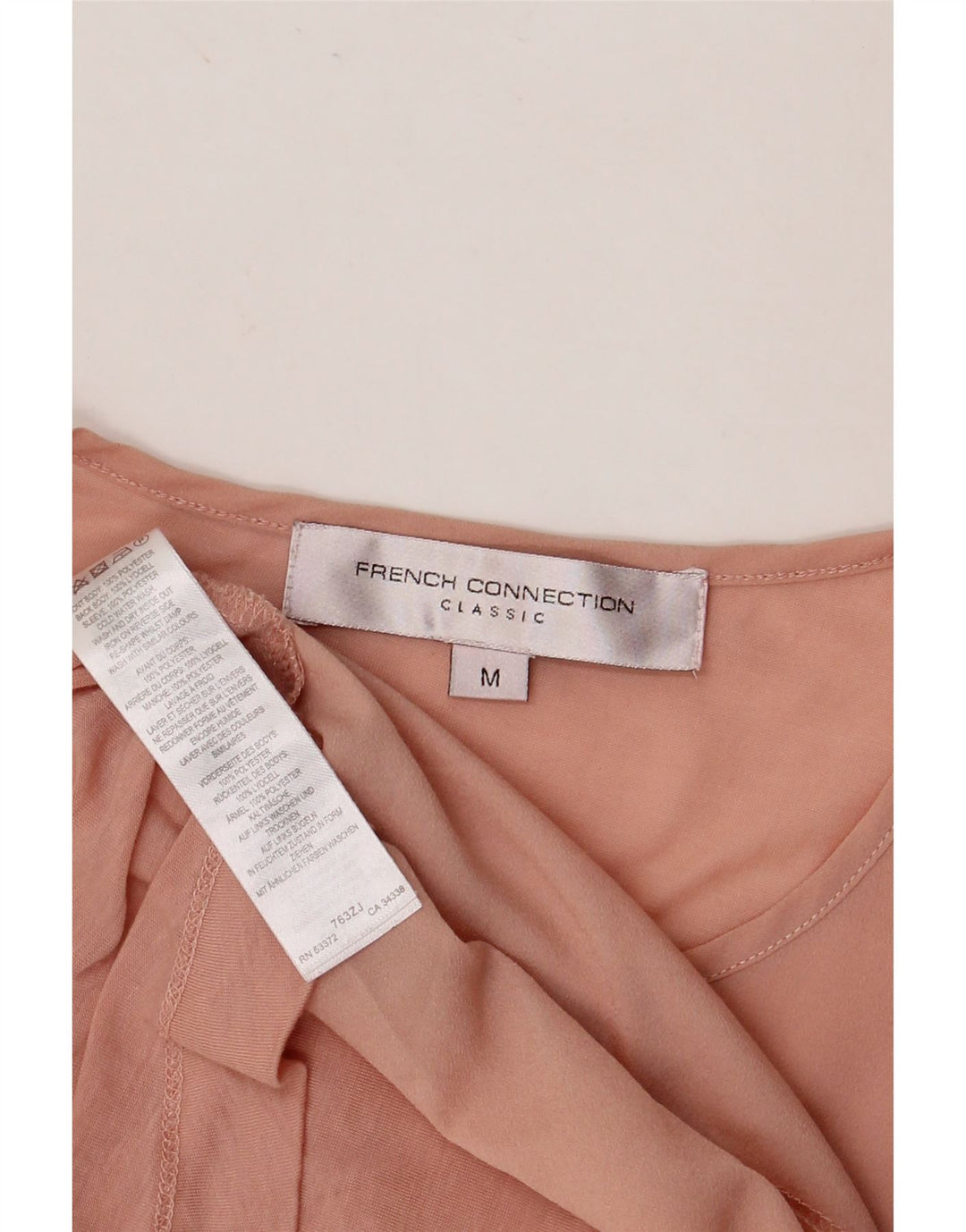 FRENCH CONNECTION Bluză pentru femei Top UK 12 Medium Pink Poliester