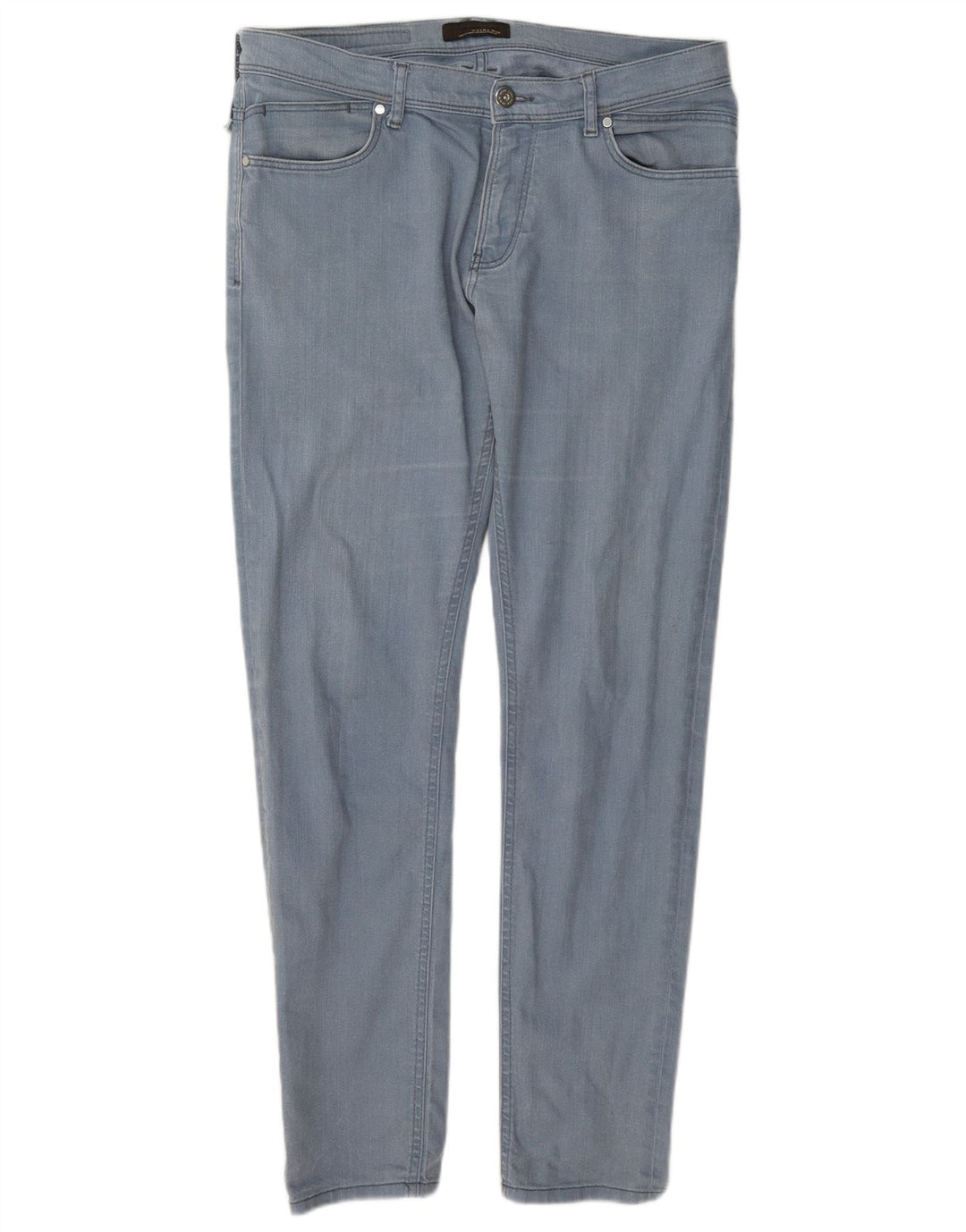Blugi slim pentru bărbați Zara EU 44 Large W34 L32 Albastru