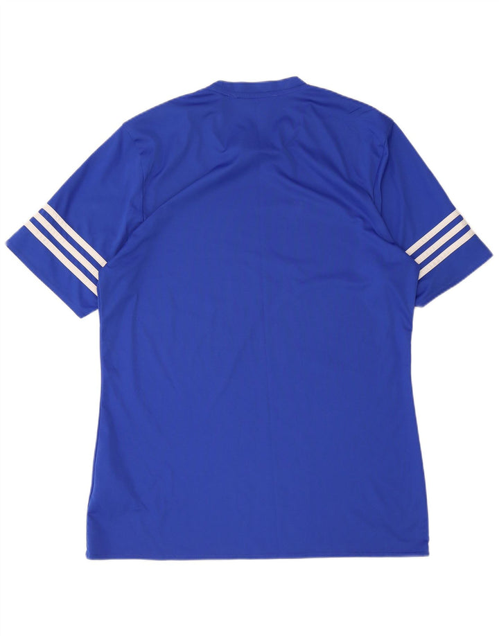 Tricou Adidas Climalite pentru bărbați Top Medium Blue Poliester