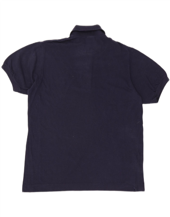 Tricou polo pentru bărbați LACOSTE Mărimea 5 mare din bumbac bleumarin