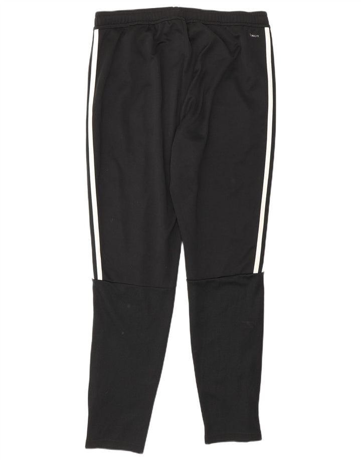 Pantaloni de trening pentru bărbați Adidas Pantaloni de jogging, mari, negru, poliester
