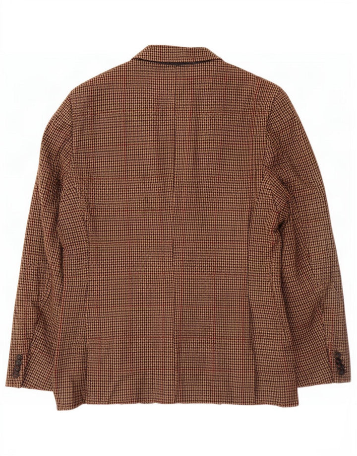 Jachetă pentru bărbați Scotch & Soda, cu 2 nasturi, IT 52 XL, lână maro cu picior de gală