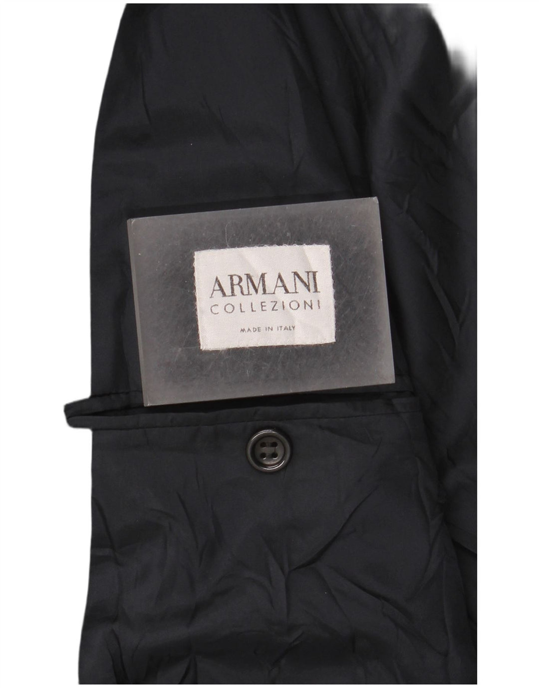 Armani Collezioni Jachetă pentru bărbați cu 3 nasturi IT 52 XL Viscoză bleumarin