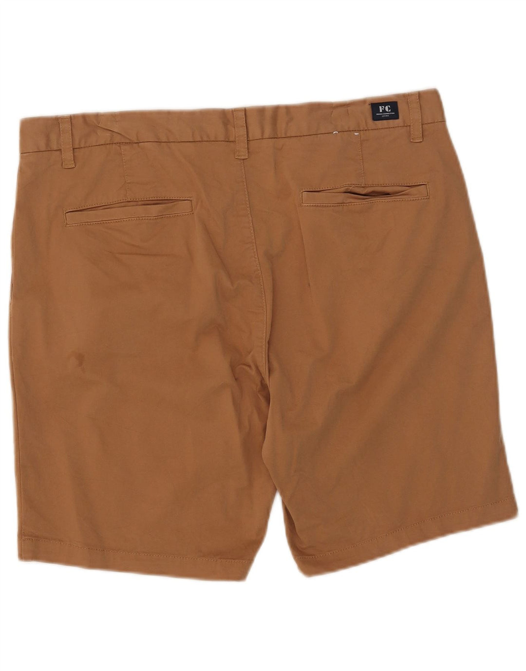 Pantaloni scurți chino pentru bărbați French Connection W36, bumbac maro mare