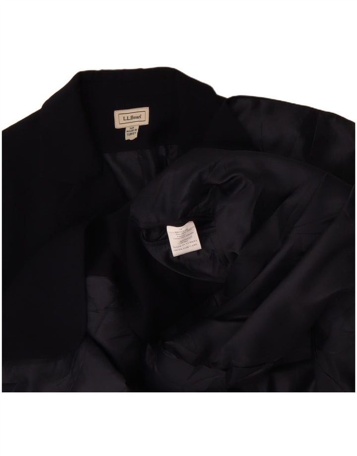 Jachetă blazer pentru femei L.L.Bean, cu ajustare normală, US 14 XL, poliester bleumarin