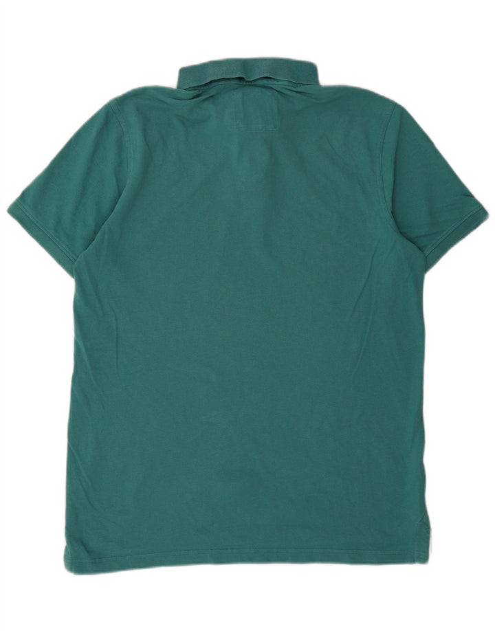 Crew Clothing Tricou polo pentru bărbați, bumbac turcoaz mediu