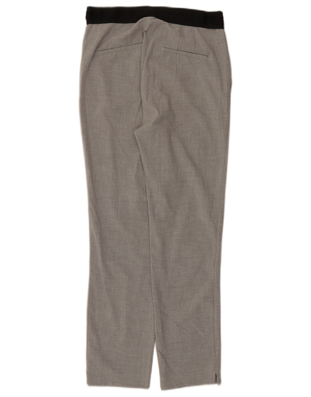 Pantaloni de costum slim pentru femei Zara Mici L26 L26 Gri Poliester color bloc