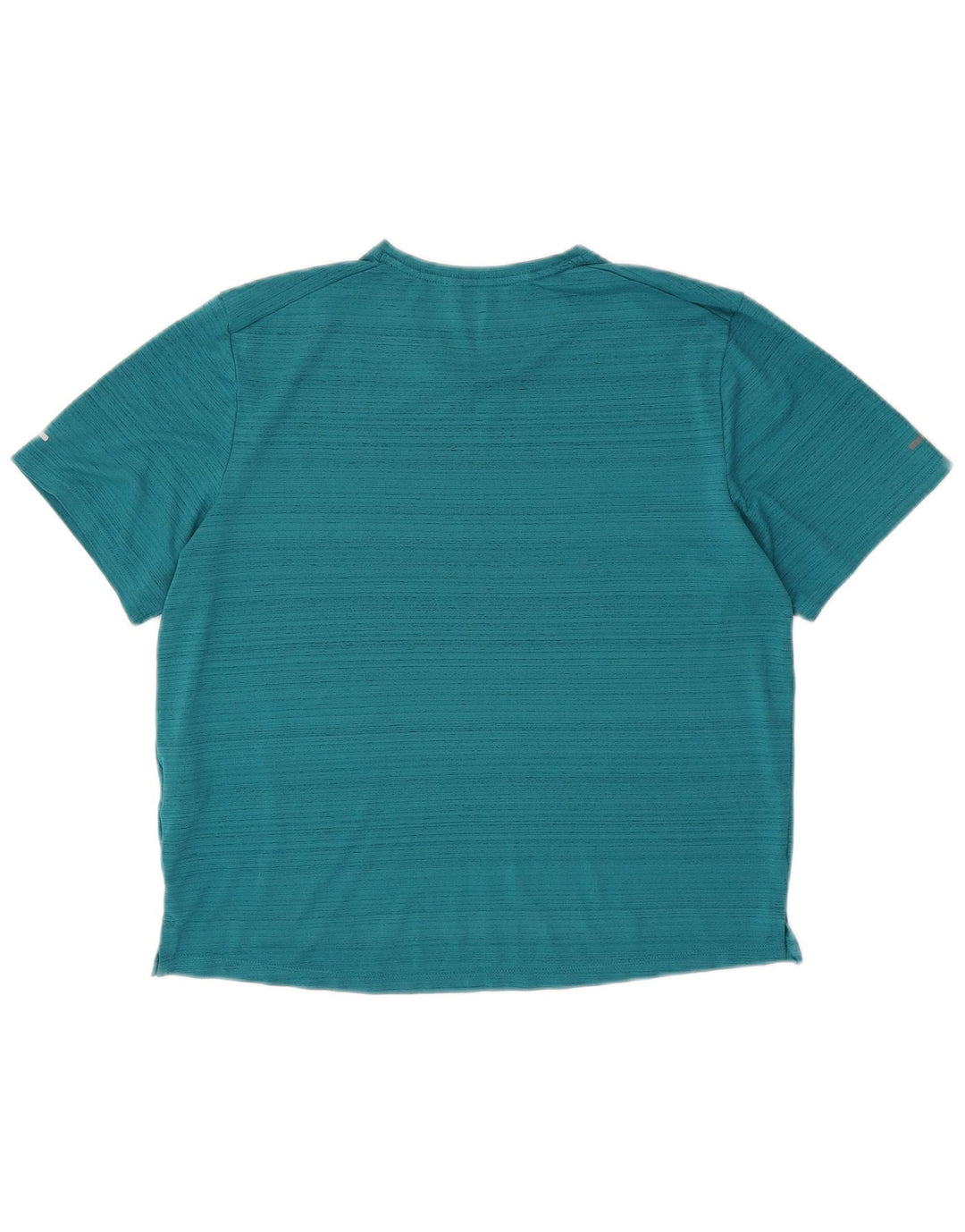 Tricou Nike Dri Fit pentru femei Top UK 14 Medium Turcoaz Flecked Poliester
