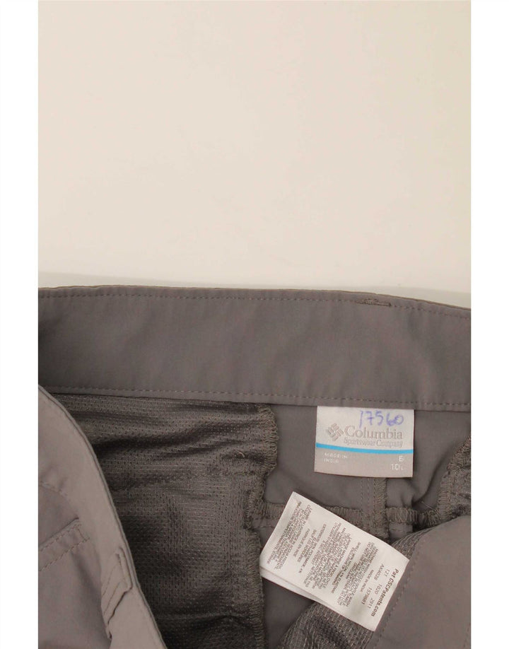 Pantaloni scurți cargo Columbia pentru femei US 6 Medium W30 Nylon gri