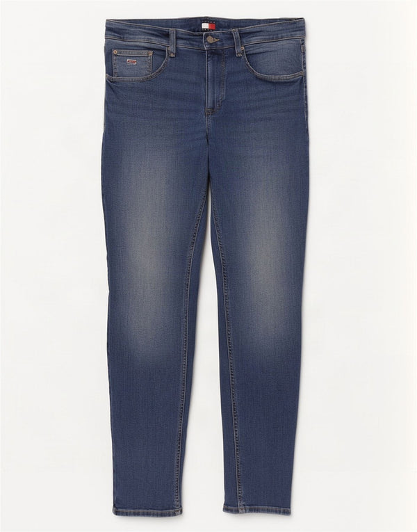 Blugi conici pentru bărbați Tommy Hilfiger Austin Slim W33 L34 Bumbac albastru
