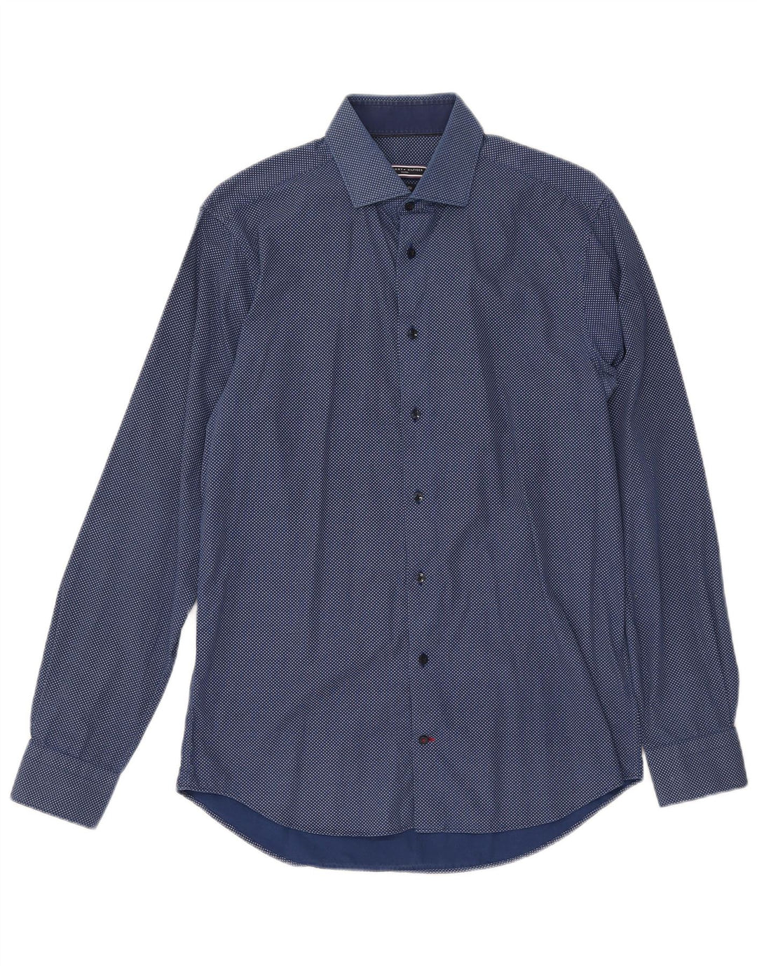 TOMMY HILFIGER Cămașă pentru bărbați cu model abstract Mărimea 15 1/2 39 Mediu Bleumarin