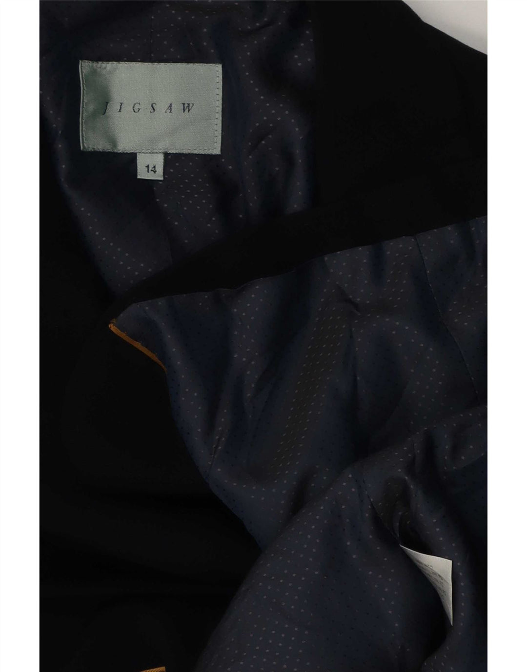 Jachetă Blazer pentru femei Jigsaw cu 1 nasture UK 14 Medium Black