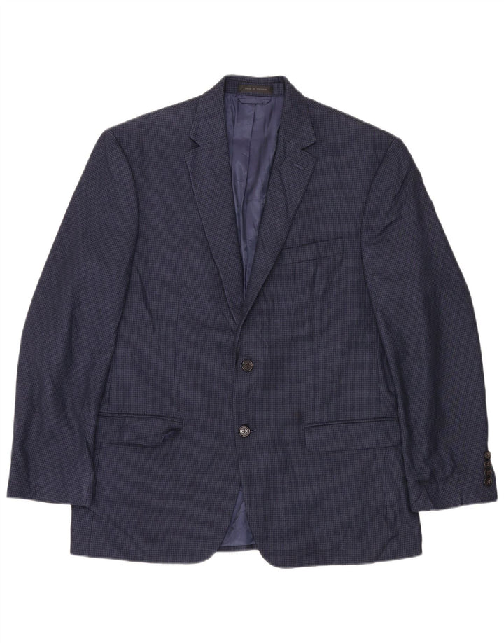 Blazer pentru bărbați Ralph Lauren, cu 2 nasturi, UK 38 Medium, bleumarin, picior de găină