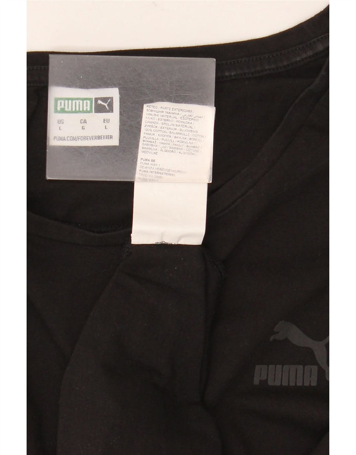 Tricou pentru bărbați Puma Top mare din bumbac negru